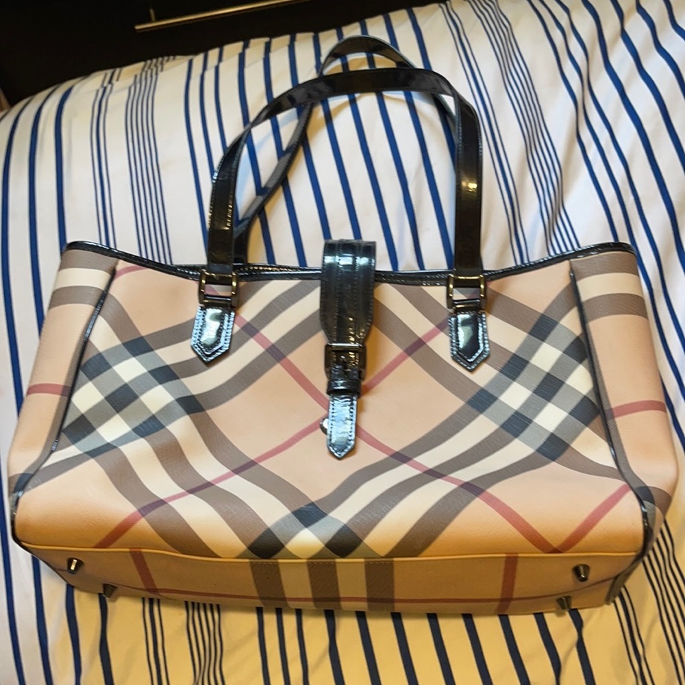 Used Burberry Diaper Bag